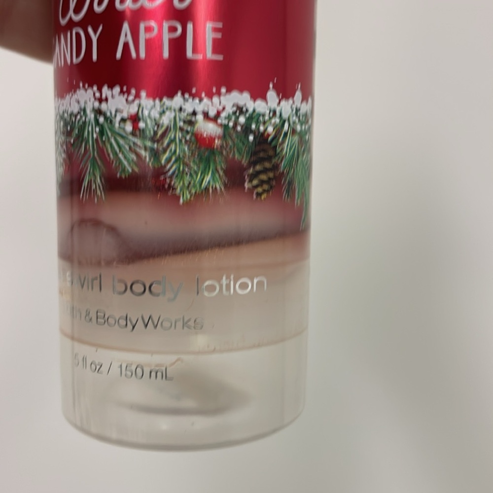 Bath & Body Works Winter Candy Apple Shea Swirl Lotion Tube NEW - Picture 3 of 4